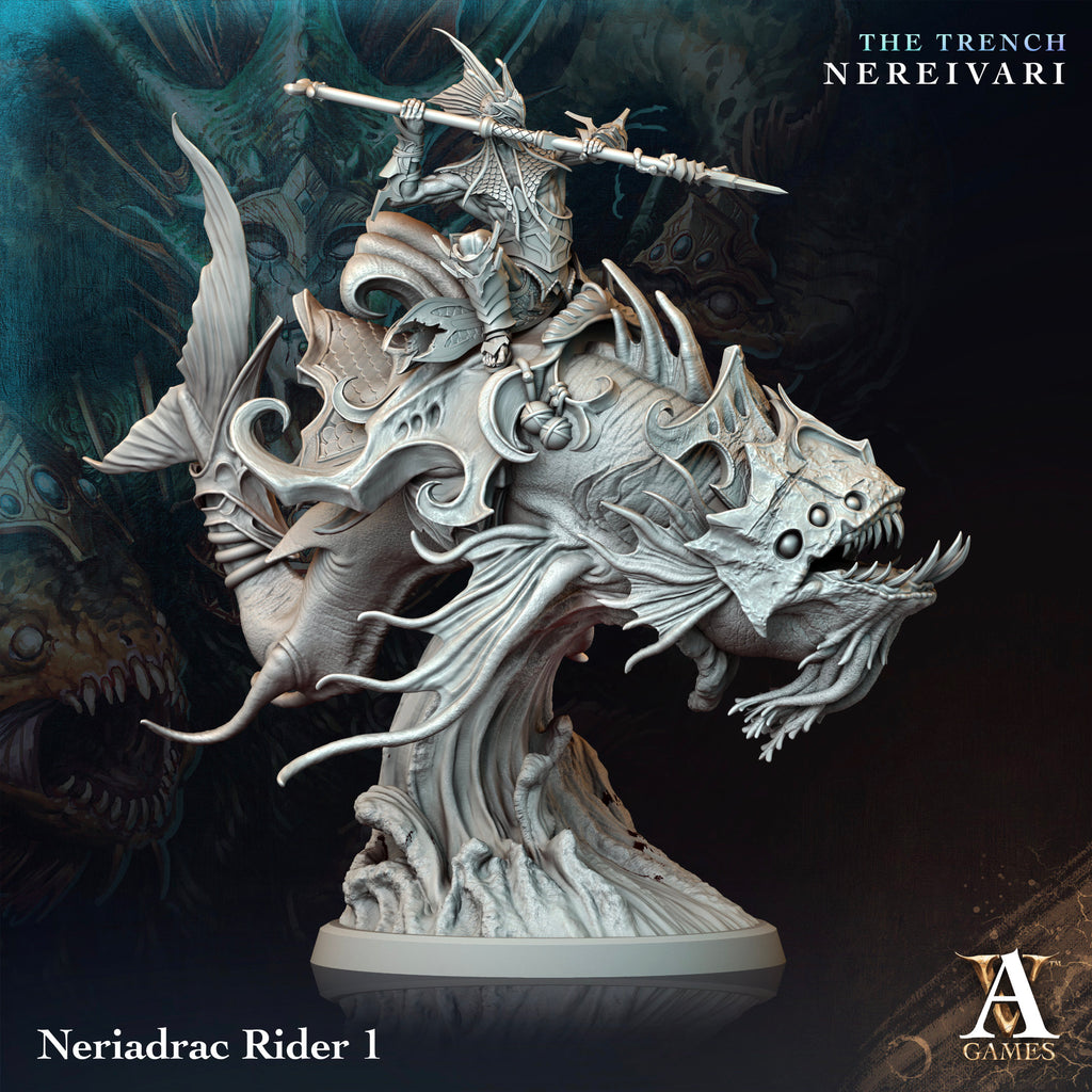 Elf Rider Sea Elf Neriadrac Rider - The Trench - Archvillain Games – Mad Max ...
