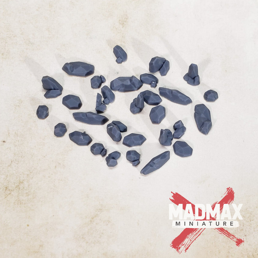 Basing Rocks Miniature Small Rocks Base Decoration (30 pieces) - Mad Max Miniature | Basing M ...
