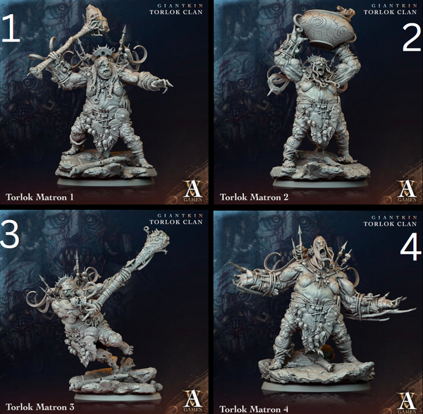 a series of four photos of a statue of a demon