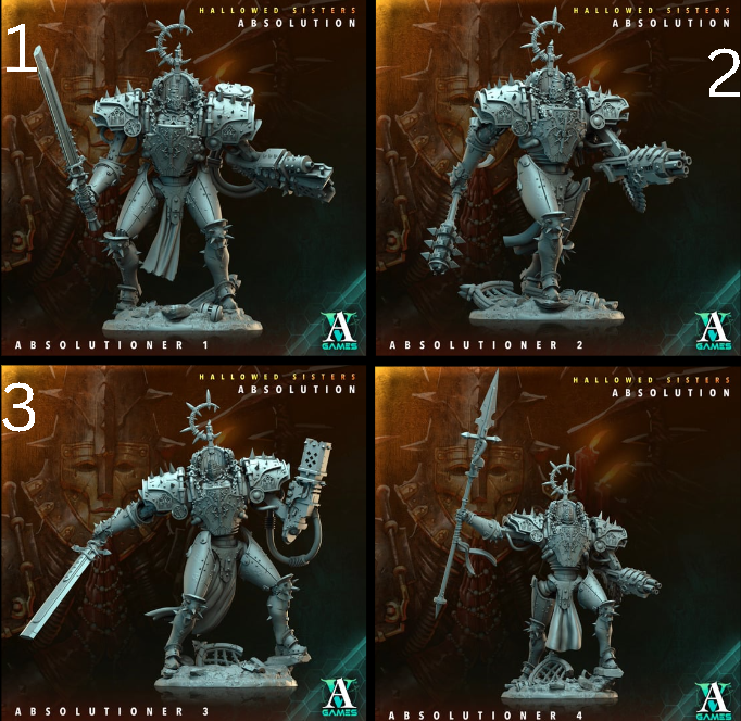 Absolutioner - Hallowed Sisters - Absolution - Archvillain Games - Arc ...