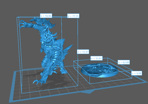 a computer generated image of a blue dragon