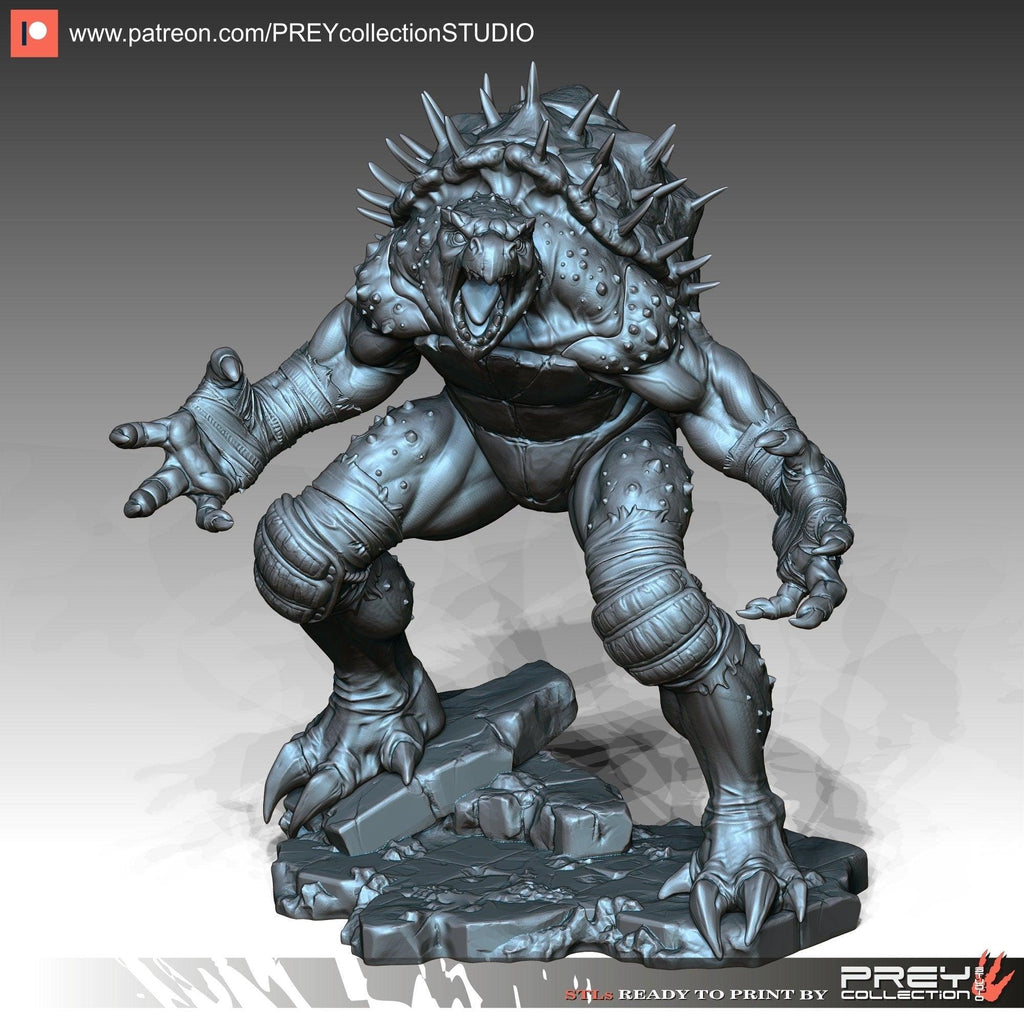 Mutated Snapping Turtle - Prey collection – Mad Max Miniatures