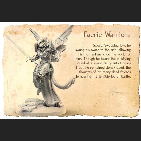 Faerie Warriors *POSE & SIZE Option*