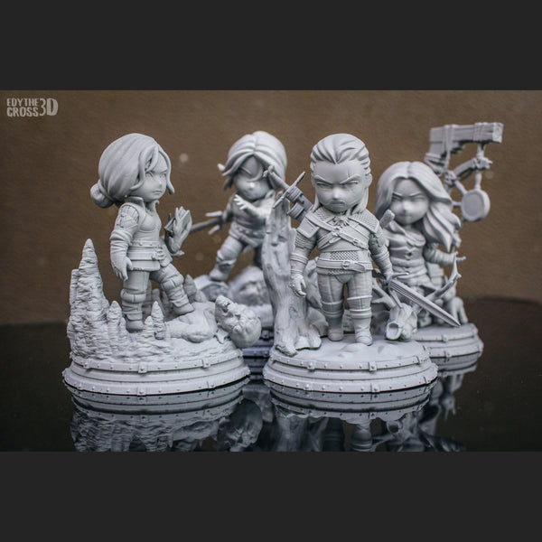 The Witch Chibi * SET OPTION*   *85 mm DIORAMA* - NomNom Studio