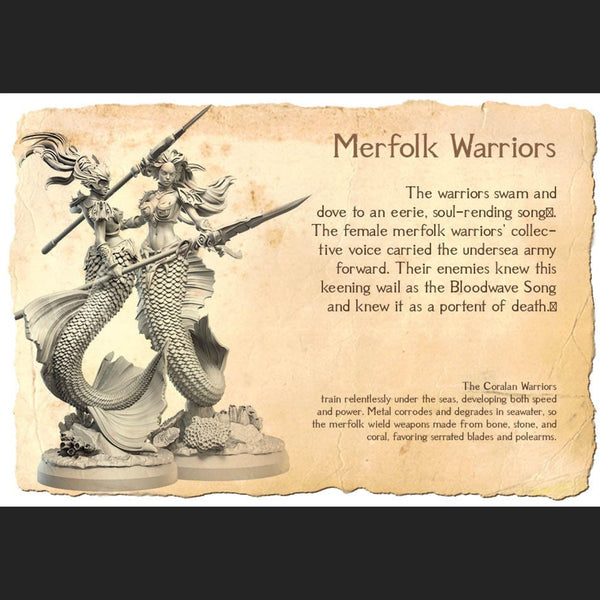 Merfolk Warriors Female *POSE OPTION*