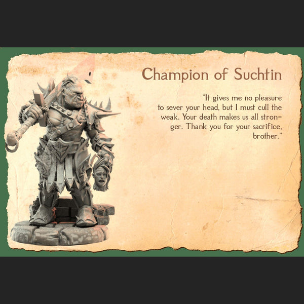 Champion of Suchtin *SIZE OPTION*