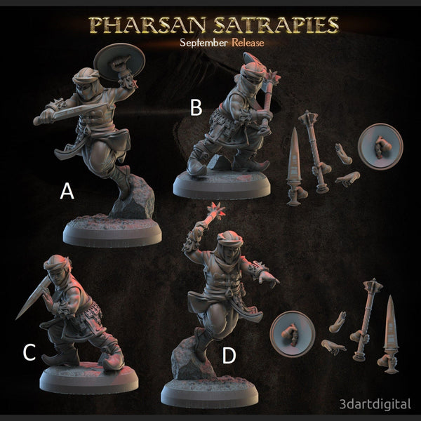 Pharsan Cultist Soldiers Male *SIZE OPTION*