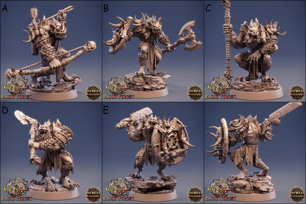 The Gnolls of the Blood Forest *POSE & SIZE OPTION*