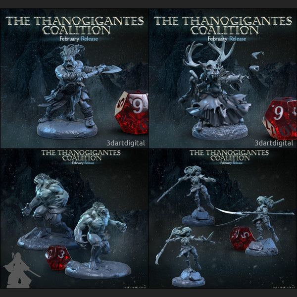 The Thanogigantes Coalition *SIZE & POSE Options*