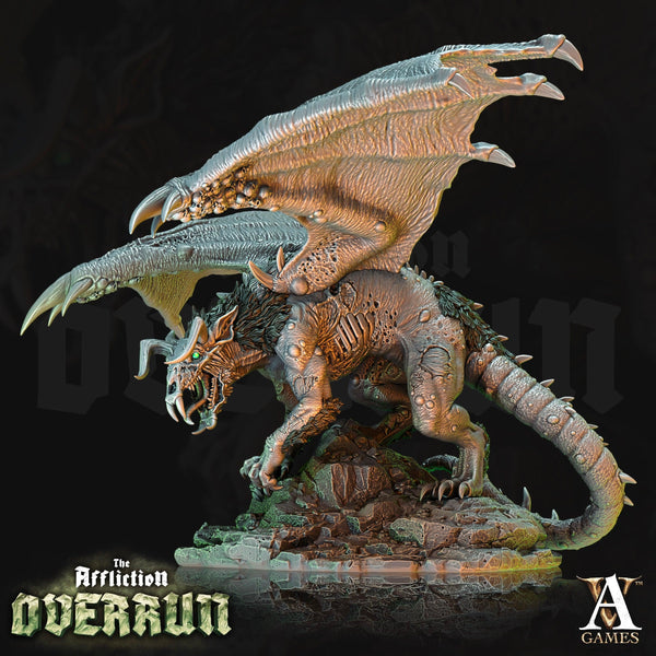 Srelk, Rat Dragon  MASSIVE FIGURINE  *Size Option*   The Affliction  Overrun