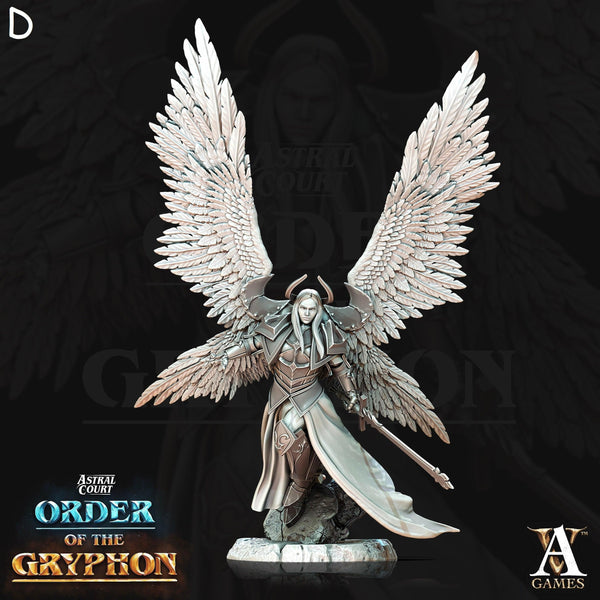 Justiciar Angels, Females  *Pose & Size Option*   Order of the Gryphon