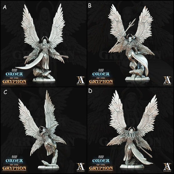 Justiciar Angels, Females  *Pose & Size Option*   Order of the Gryphon