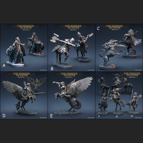 The Knight of Eqqus  *SIZE & POSE Options