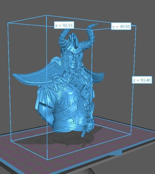 Damien Bust - DnD Miniature l 3D Printed Model l Daybreak Miniatures l Beast Pathfinder l Tabletop RPG l Dungeons and Dragons l Bust