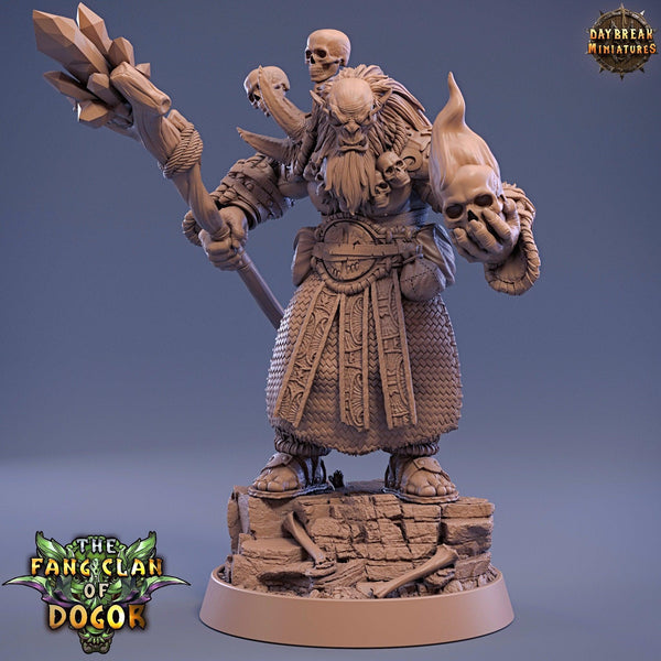 Gerger Deeprip - DnD Miniature l 3D Printed Model l Bugbear Tribe l Beast Pathfinder l Tabletop RPG l Dungeons and Dragons l Dogor