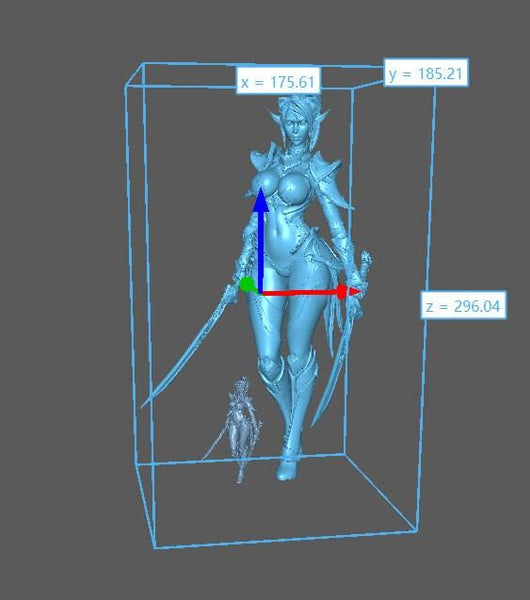 Dark Elf Mariya - DnD Miniature l 3D Printed Model l Lineage 2 l Beast Pathfinder l Tabletop RPG l Dungeons and Dragons l Drow