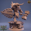 Dargo Foul - DnD Miniature l 3D Printed Model l Minotaur l Beast Pathfinder l Tabletop RPG l Dungeons and Dragons l