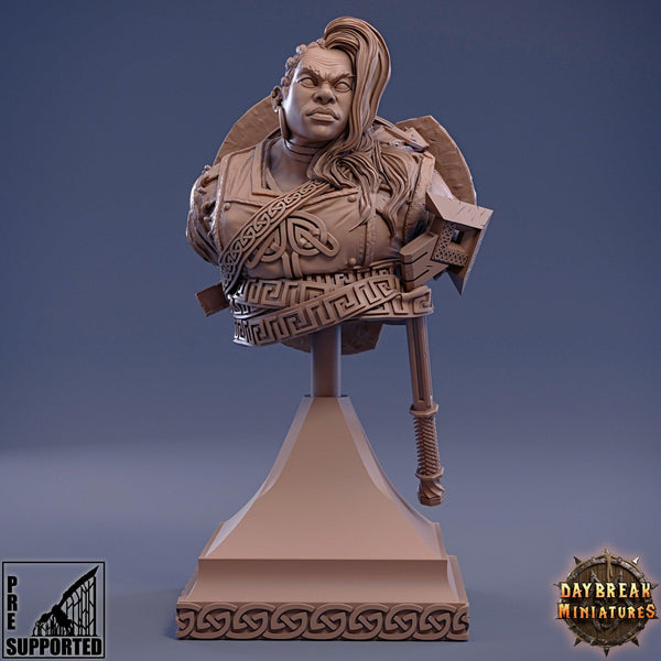 Fandra Firebrand Bust - DnD Miniature l 3D Printed Model l Daybreak Miniatures l Beast Pathfinder l Tabletop RPG l Dungeons and Dragons l